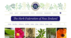 Desktop Screenshot of herbs.org.nz